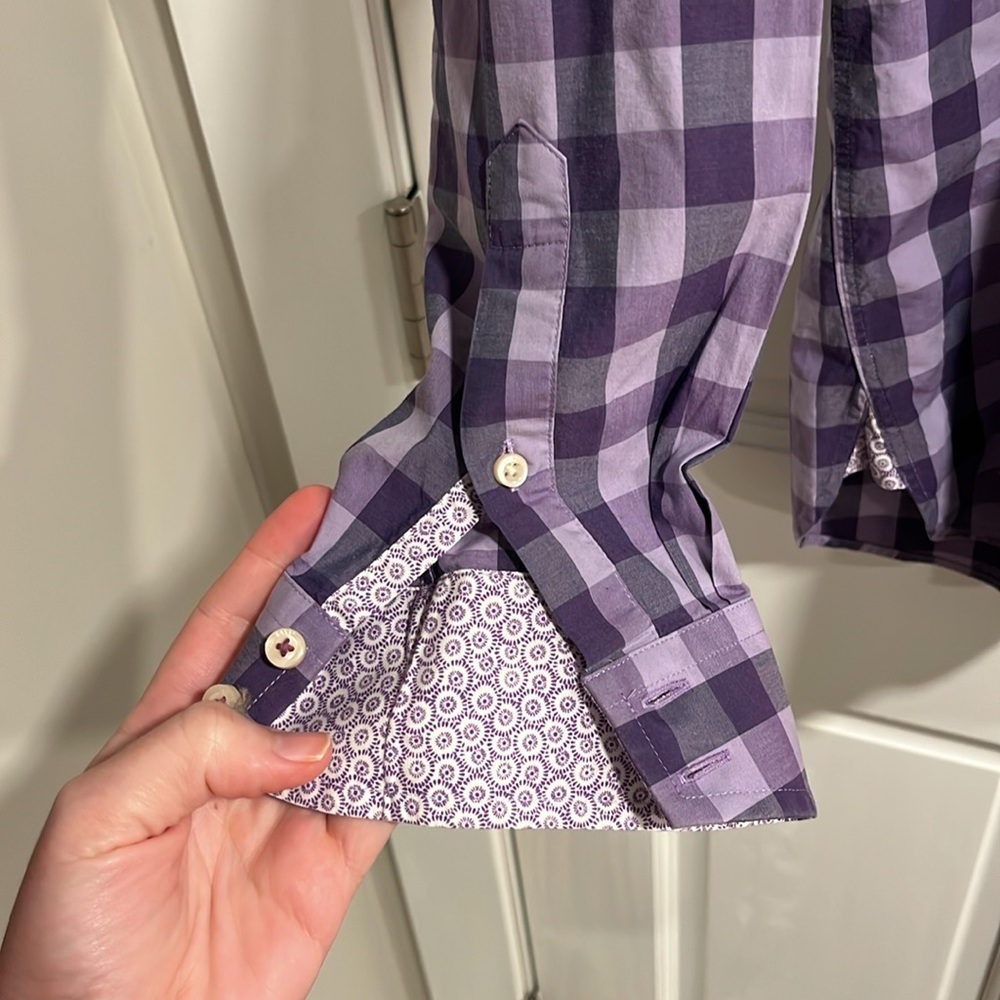 Ted Baker Endurance Button Down Size Neck 16 34/35 - Picture 4 of 5